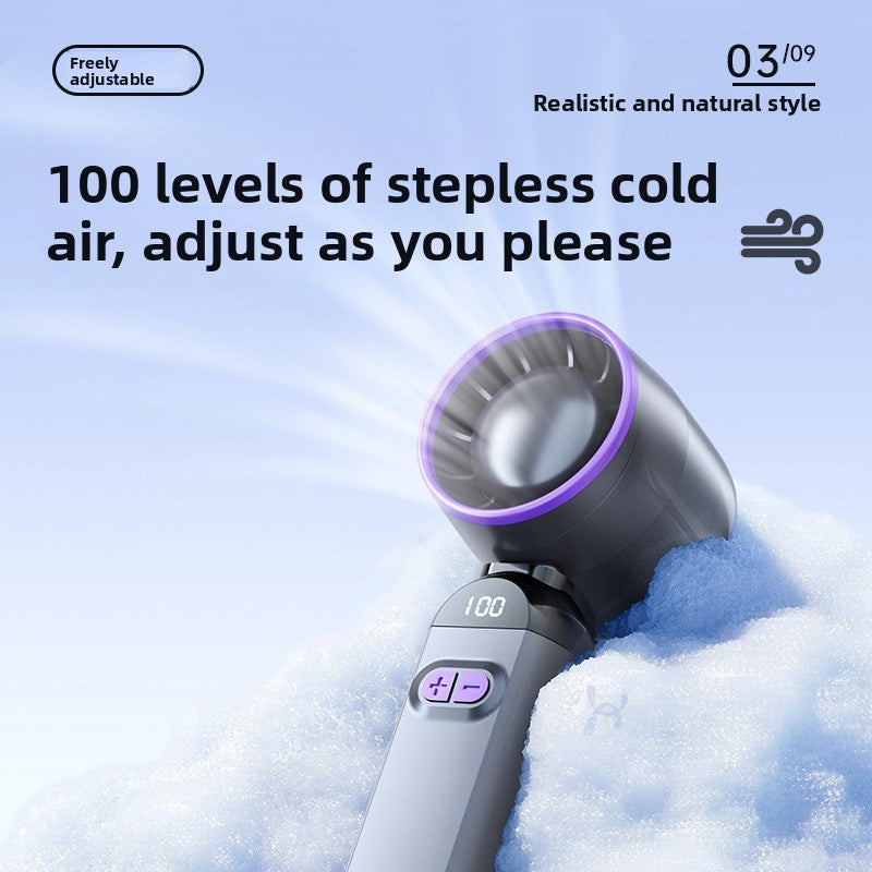 Portable Turbo Bladeless Handheld Fan Mini Eyelash Extension Dryer