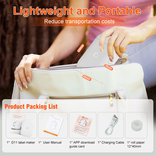 Bluetooth Portable Thermal Label Printer