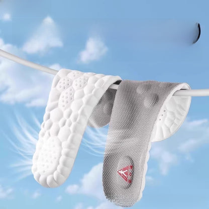 Arch support corrective moisture-wicking anti-odor insole