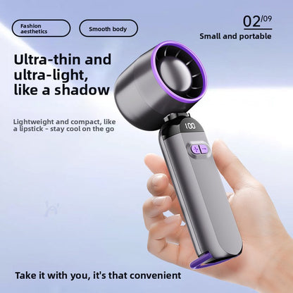 Portable Turbo Bladeless Handheld Fan Mini Eyelash Extension Dryer